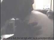 Tiny white wife enjoys her big black bull