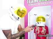 Petite spacewoman hammered by a hard dick