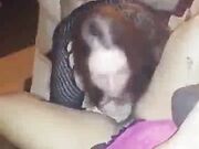 Horny amateur milf fucks BBC in her house