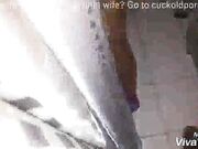 Hot wife squirts while watching porn