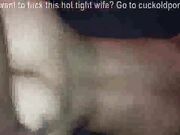 White cuckold loves taking big black cock