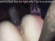 White cuckold loves taking big black cock