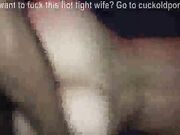 White cuckold loves taking big black cock