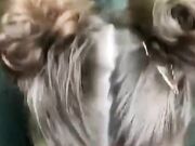 BBW Slut Takes BBC Outdoors