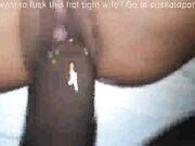 Asian hotwife rides BBC until he cums