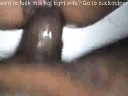 Asian hotwife rides BBC until he cums