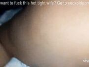 husband cheers on his wife wile she fuck a bbc