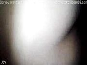 Marie the nasty whore bent over the bed