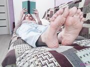 Footsie Nana 7 IGNORE x BIG FEET FHD  wrinkled soles long toes 