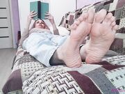 Footsie Nana 7 IGNORE x BIG FEET FHD  wrinkled soles long toes 