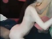 My wife spreads her ass for his BBC