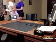 Coed and soccer mom rides head teachers dick