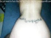 Cheating White Slut sucks BBC while boyfriend is gone