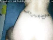 Cheating White Slut sucks BBC while boyfriend is gone