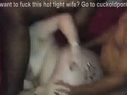 Japanese rude husband fucks his beautiful wife