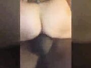 Housewife lets big black cock fuck her then swallows