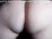 Bareback Babe White slut fun with two black guys