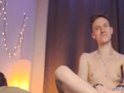 Hot And Sensual Cock Sucking Of Guy To A Shemale