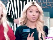 Lost soccer bet escalates to foursome