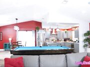 Sexy joggers sharing lucky strangers dick