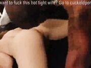 Sexy whore wife face fucked hard by BBC homemade