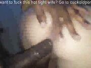 BBW gets fucked by BBC while husband is in the next room