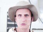 Giving her butt plug then fucking her ass