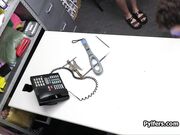 Juicy big tit gets sweaty while fucked by officer