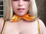 Sabrina Banks - Oily Titty Play