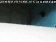 Cheating wife bitch bangs with her husbands young son