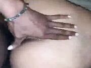 White Slut in Fishnets Loves Being a Black Man's Pet BBC