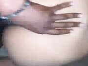 White Slut in Fishnets Loves Being a Black Man's Pet BBC