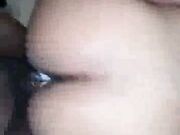 White Slut in Fishnets Loves Being a Black Man's Pet BBC