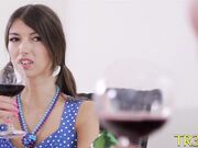 Aroused brunette perfection is fucked like a bitch