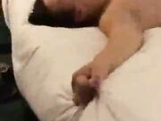 Working blonde bbw in stockings spreads legs