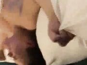 Working blonde bbw in stockings spreads legs