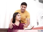 Beautiful cute stepsis offers free pussy