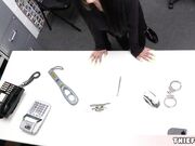 Cute Vikki Valentine caught stealing