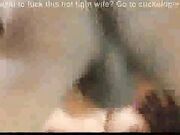 intense orgasm of swinger wife in 3some with neighbor