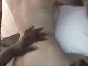 blonde slut fucks bbc so loud and hard