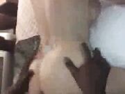 blonde slut fucks bbc so loud and hard