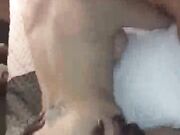 blonde slut fucks bbc so loud and hard