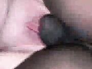 White wife tastes her first black cock