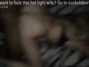 Sexy Wife Loves Taking All of The BBC While Hubby Films