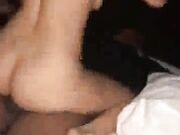 A nympho wife goes wild with 2 black cock