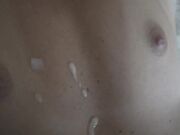 Fast Orgasm on Big Tits - POV Amateur Teen with Big Cock