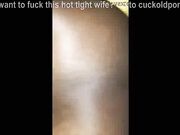 Cuckold watching and recording his wife making sex with BBC