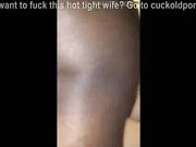 Cuckold watching and recording his wife making sex with BBC