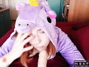 Masturbate Pussy Vibrator Hot Solo in a Dragon Costume