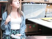 Petite teen gets punish fucked real hard